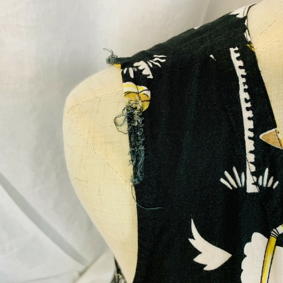 Womens Bamboo Traders Black Sleeveless Dress Med - Picture 6 of 8